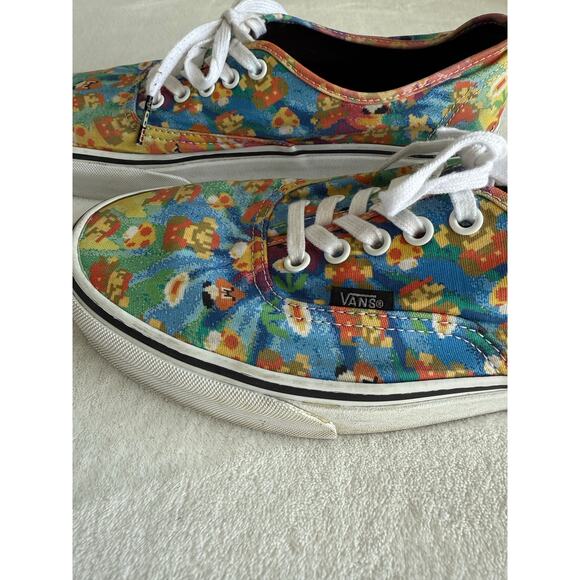 Vans Nintendo Super Mario Brothers Sneakers Skater Gamer Unisex Sz M 11 W 12.5 - Picture 2 of 12